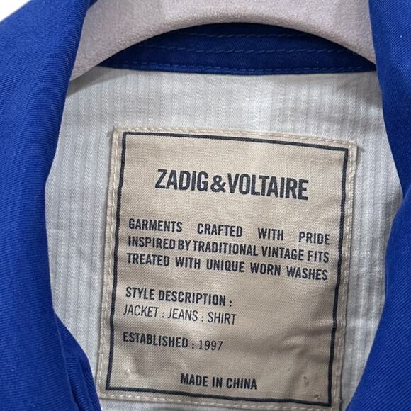 Zadig & Voltaire Kimi Grunge Jacket - Picture 7 of 11